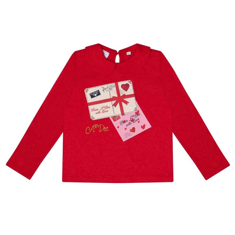 AW24 A Dee Girls With Love Roxy Red Skirt Set 3