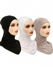 Women's Solid Color Instant Hijab, Modest Hijab, Casual Soft Comfortable Breathable Hijab for Daily Wear, Fashion Accessories for Women & Girls