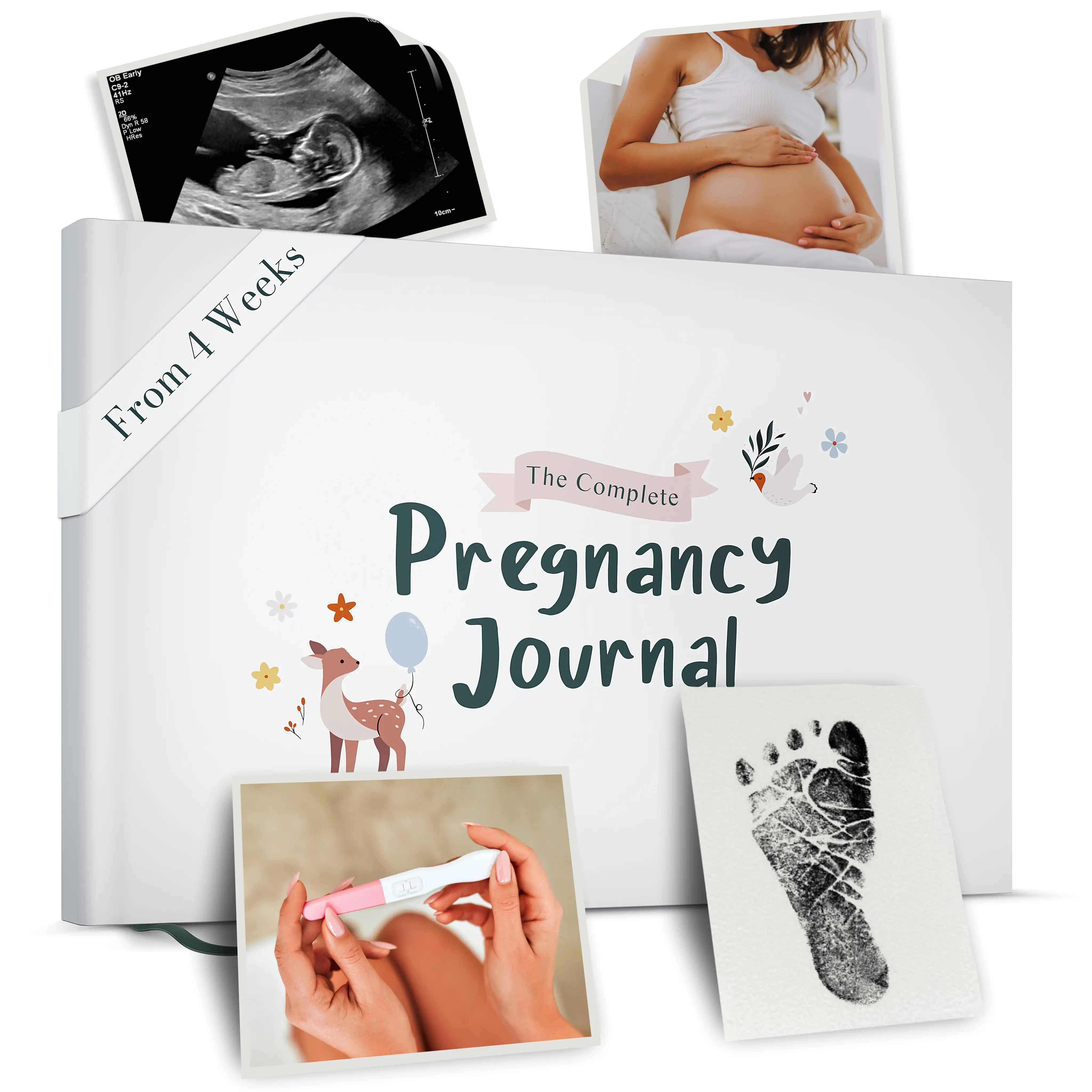 Pregnancy Journal - Baby Animal Edition - Pregnancy Gift For New Mums