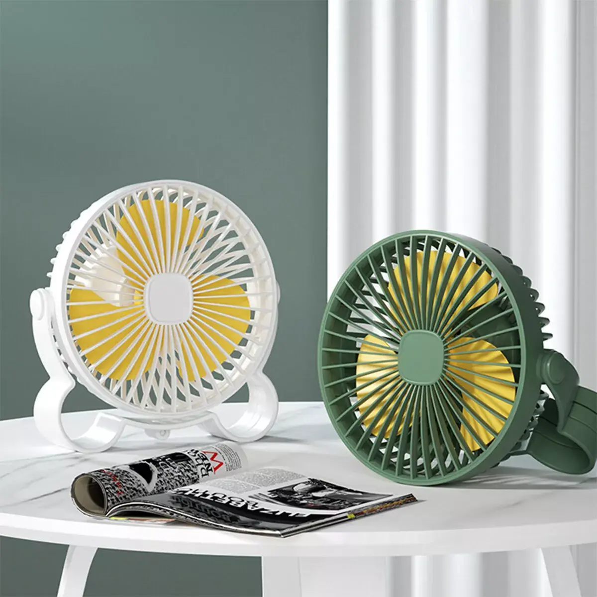 Rechargeable Mini USB Desk Fan Portable Small Quiet 3 Speed Table Cooling Fan UK cool  fan cordless  fan fan  air  cooler bedroom  fan portable  fan  rechargeable