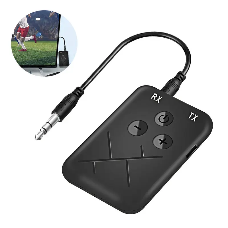Wireless 2-in-1 Bluetooth 5.0 Receiver Transmitter Adapter Audio 3.5mm Jack Aux 6