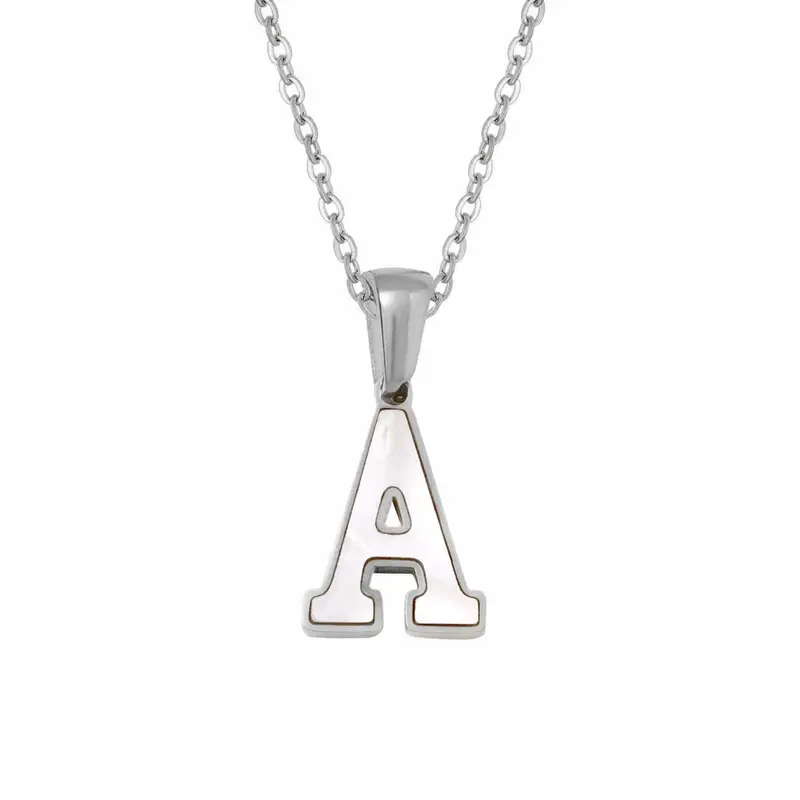 Varsity Pearl Initial Necklace 2