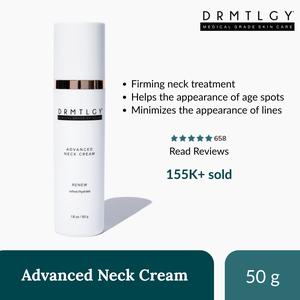 DEAL DROP: DRMTLGY Advanced Neck Firming Cream - 1.8 oz | Tightens & Lifts Sagging Skin | Peptides + Vitamin E | Targets Neck Lines, Improves Elasticity & Hydration I Target “Tech Neck” & Fine Lines I Viral Neck Cream