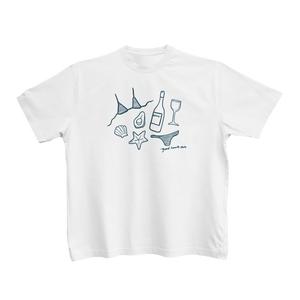 Beach Bum Baby Tee Bikini Summer Top Womenswear Babe Love Style Sun