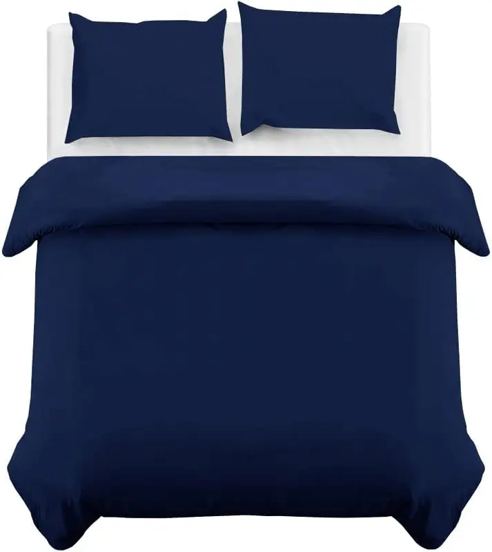 Premium Quality Soft Plain Dyed Duvet Cover Luxury Durable Comfy Smooth Quilt Bedding Set Double King Super King Bed Size 5