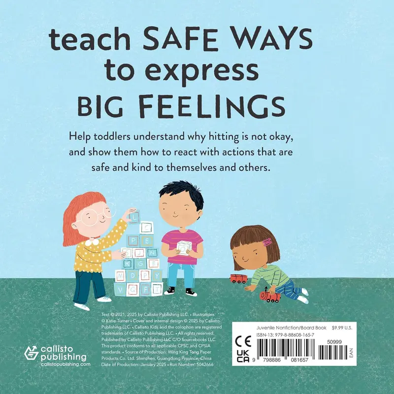 What to Do When You Feel Like Hitting: A No Hitting Book for Toddlers (Big Feelings Books for Toddlers) Paperback 1