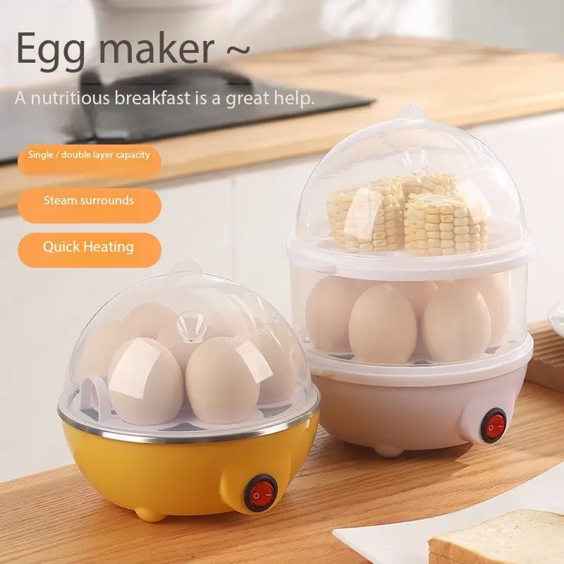 Electric Egg Cooker Boiler Poacher Omelette MakerMachine Steamer eggcooker