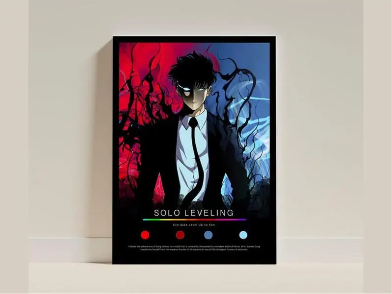 Aesthetic Solo Leveling Poster for Bedroom