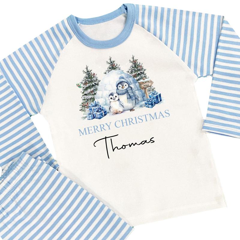 Personalised Boys Christmas Pyjamas 4