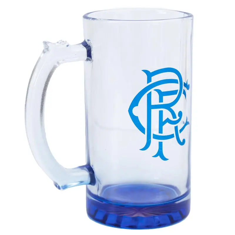 Rangers FC Stein Glass Tankard Drinkware 1
