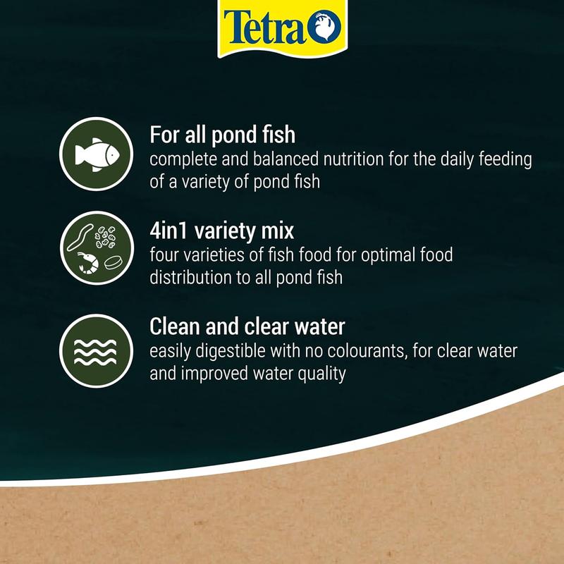 Tetra Multi Mix Pond Fish Food Variety 1.9kg - biologically balanced for mixed fish stock 3