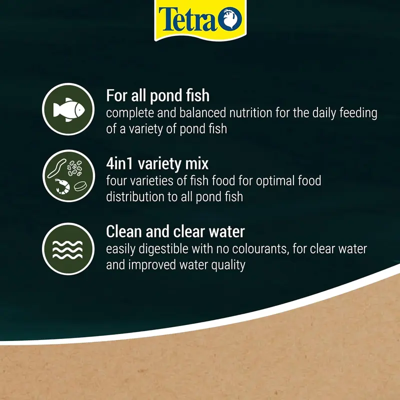 Tetra Multi Mix Pond Fish Food Variety 1.9kg - biologically balanced for mixed fish stock 3