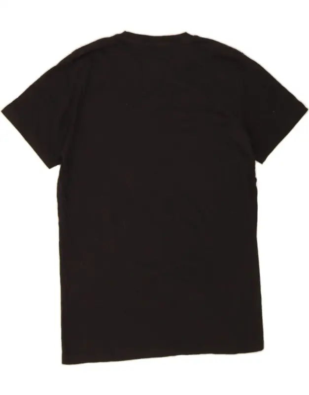 Pre-Owned Vintage JACK & JONES Mens Graphic T-Shirt Top Small Black 2