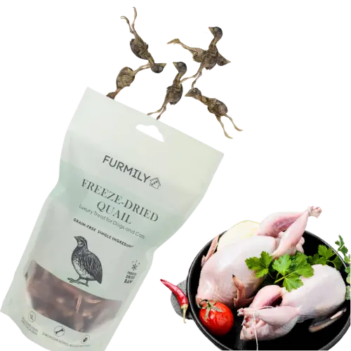 Furmily Freeze-Dried Quail Pet Treat 30g 1