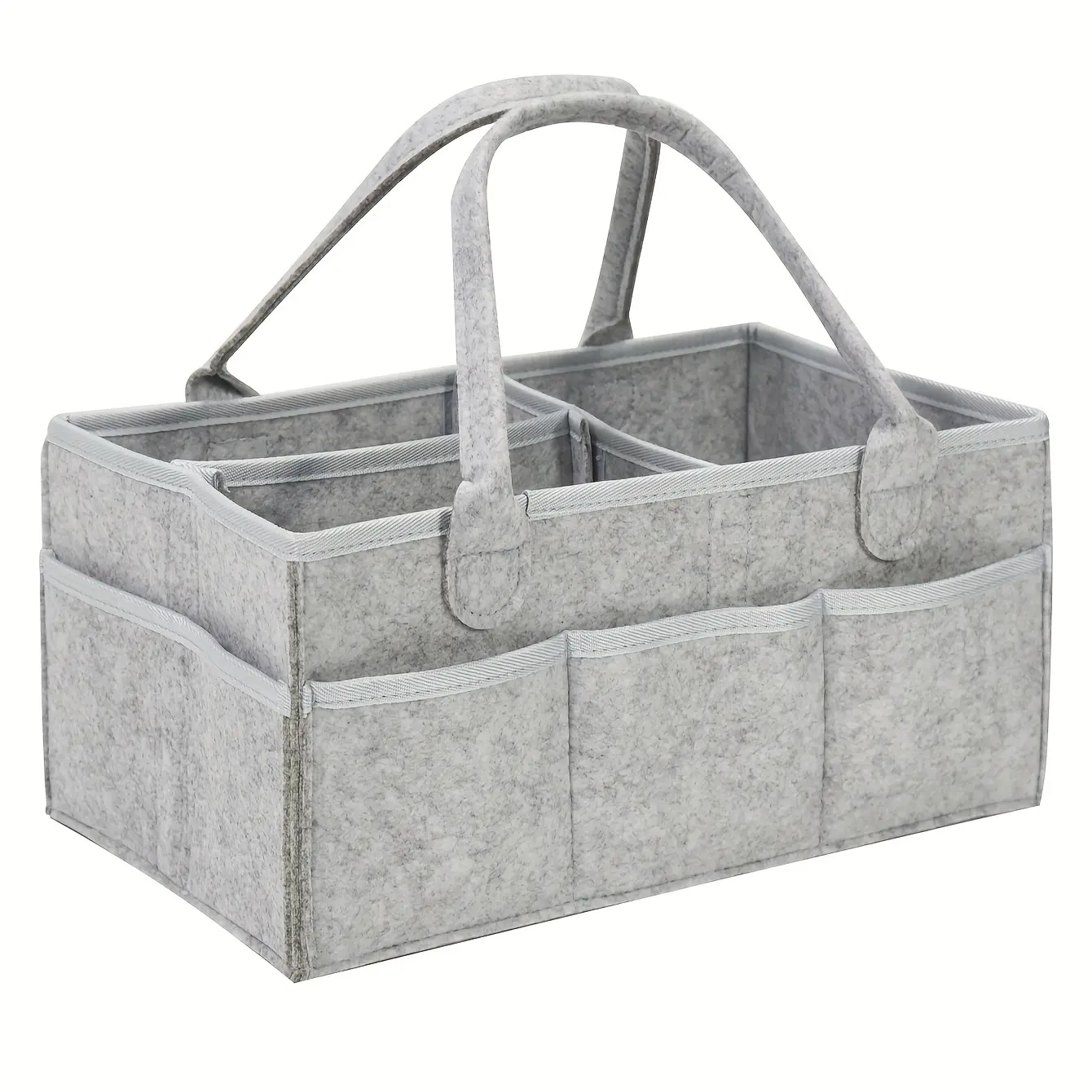 Baby Diaper Caddy Organizer for Diaper Station, Multi-purpose Diaper Caddy, Newborn Essentials, Baby Shower Gifts and Registry Must-Haves for Boy or Girl