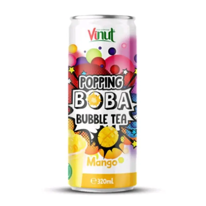 ViNut Popping Boba Bubble Tea Varieties! - 24 x 320ml Cans - Fun Flavoured Beverage Drinks 3