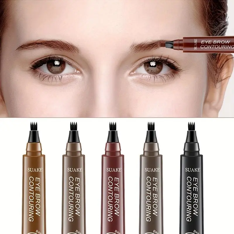 Waterproof 3D Liquid Eyebrow Pencil - Precision Contouring, Long-Lasting & Smudge-Proof, Sweat-Resistant for All Skin Types Makeup Cosmetic 3