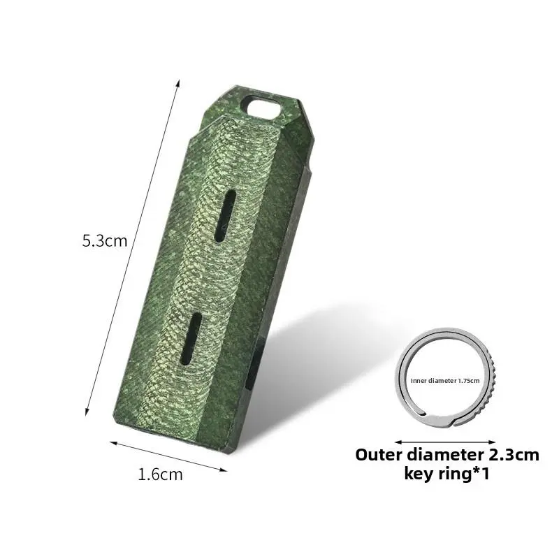 Portable Outdoor Basketball Referee Whistle - Ice Crystal New Pendant - Coach Double Tube Whistle - Titanium Whistle 5