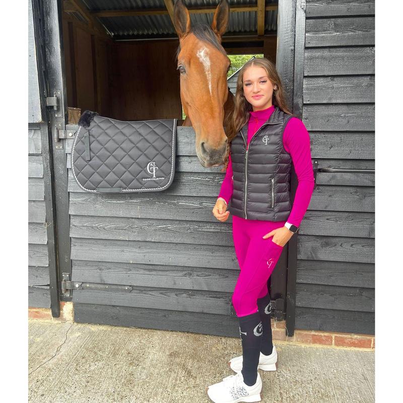 Horse Riding Base Layer Long Sleeve-Hot Pink 3