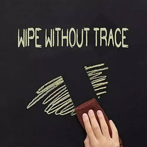 200 x 60cm Removable Blackboard Vinyl Wall Sticker Chalkboard Decal + 5 Chalk UK 1