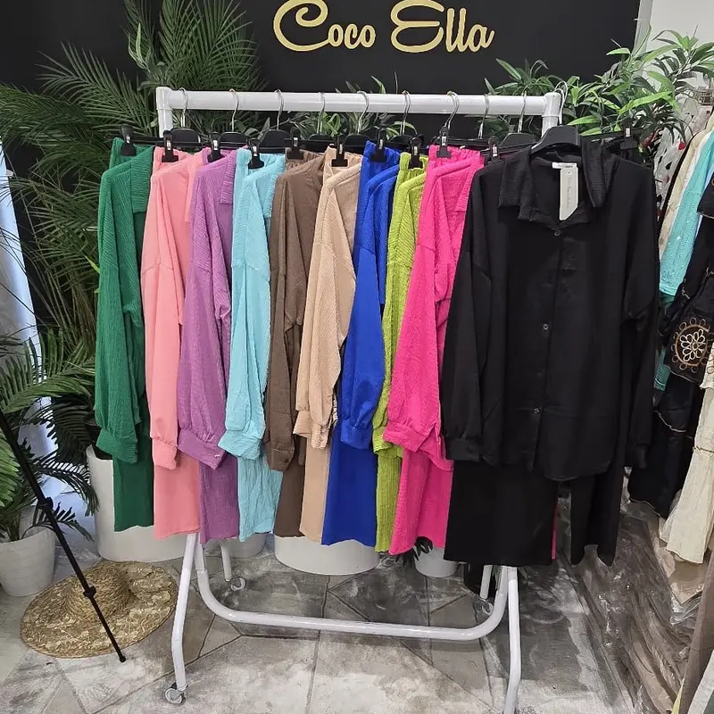 GEMMA blouse set with flare leg trouser available in 10 colors UK 6-16 0