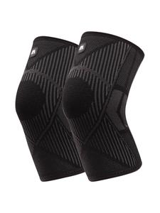 Knitted Elastic Nylon Sports Knee Pads (1 Pair), Breathable Sweat Absorption Compression Leg Sleeve For Cycling, Fitness, Running, And Mountaineering, Sports & Outdoor Clothing Accessories