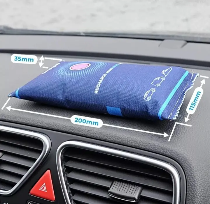 2 Pack Reusable Car Dehumidifier - Quick Drying suitable for Microwaving, Strong Absorption up to 40% of Weight in moisture, Eco-Friendly Granules, Unlimited Cycles (350g) dehumidifier 3
