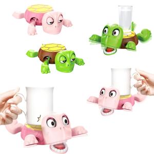 Pink Turtle Design Coffee Coaster, 1 Count Creative Turtle Design Plastic Coaster, Quirky Turtle Coasters, Funny Turtle Face Changing Coaster, Home Plastic Decor, Cute Gift for Friend & Family, Funky Bedroom Accessories, Decoration