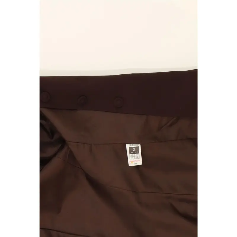 Pre-Owned Vintage ST. BERNARD Womens 4 Button 2 Piece Skirt Set UK 12 Medium W28  Brown 5