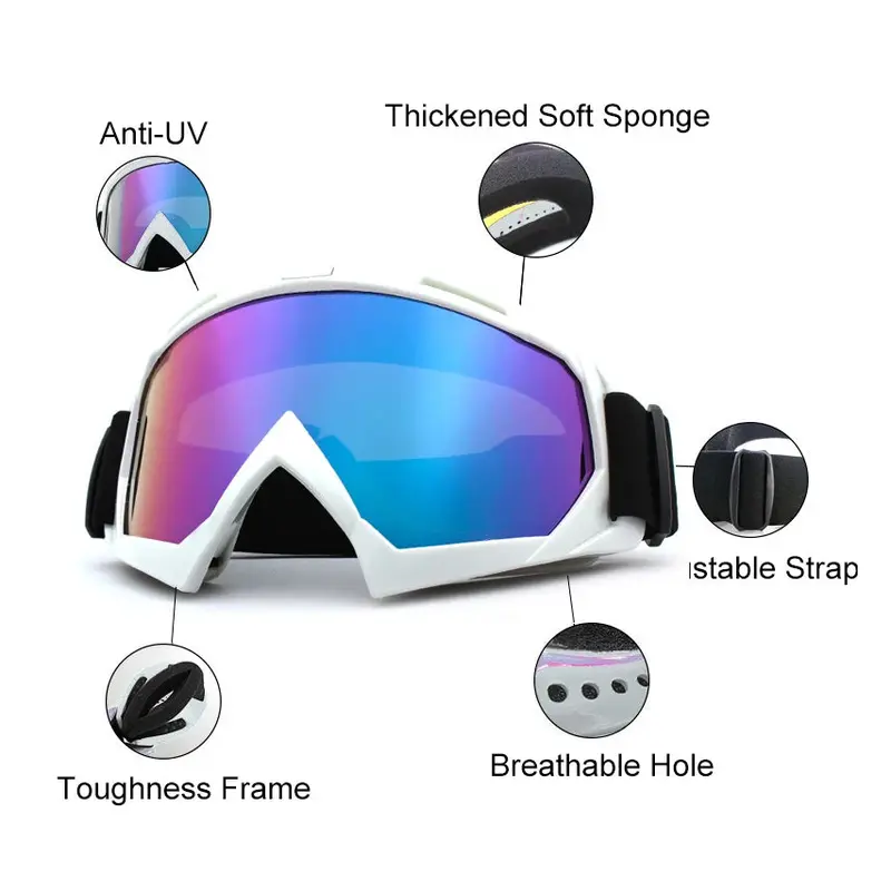 Windproof Skiing Goggles – Anti-Fog Cycling & Motorcycle Goggles | Winter Snowboard Ski Glasses & Tactical Sunglasses 🏂🚴‍♂️ 6