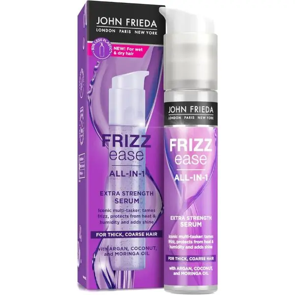 John Frieda Frizz Ease All-in-1 Extra Strength Serum for Thick Coarse Hair - 50ml - Comfort, Skincare
