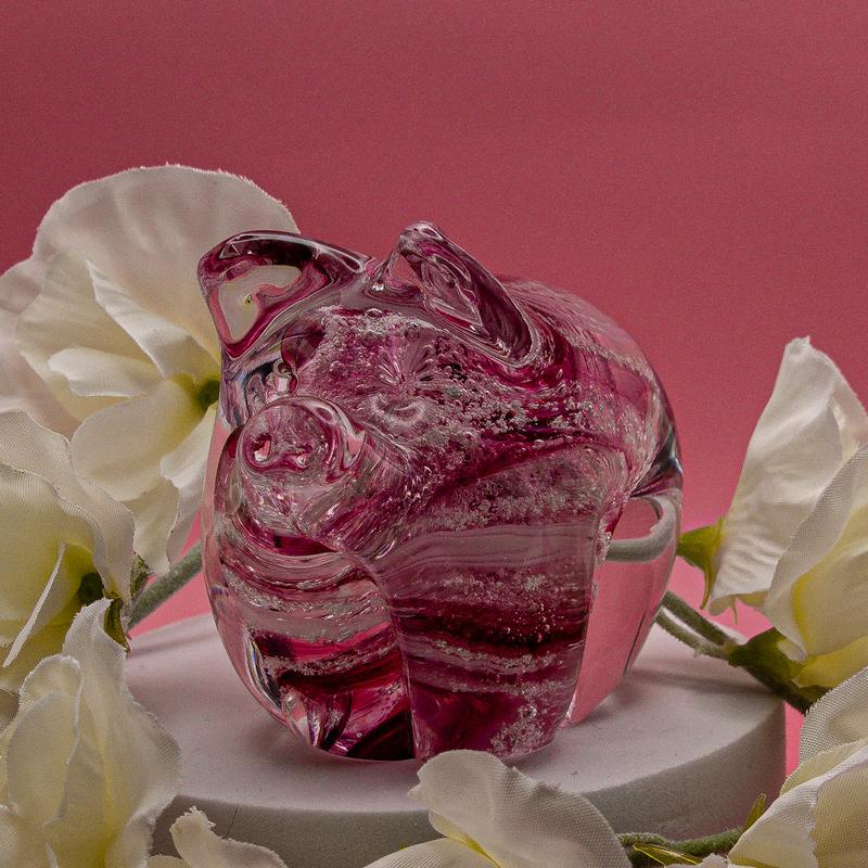 Ashes to Glass Pig Keepsake 5