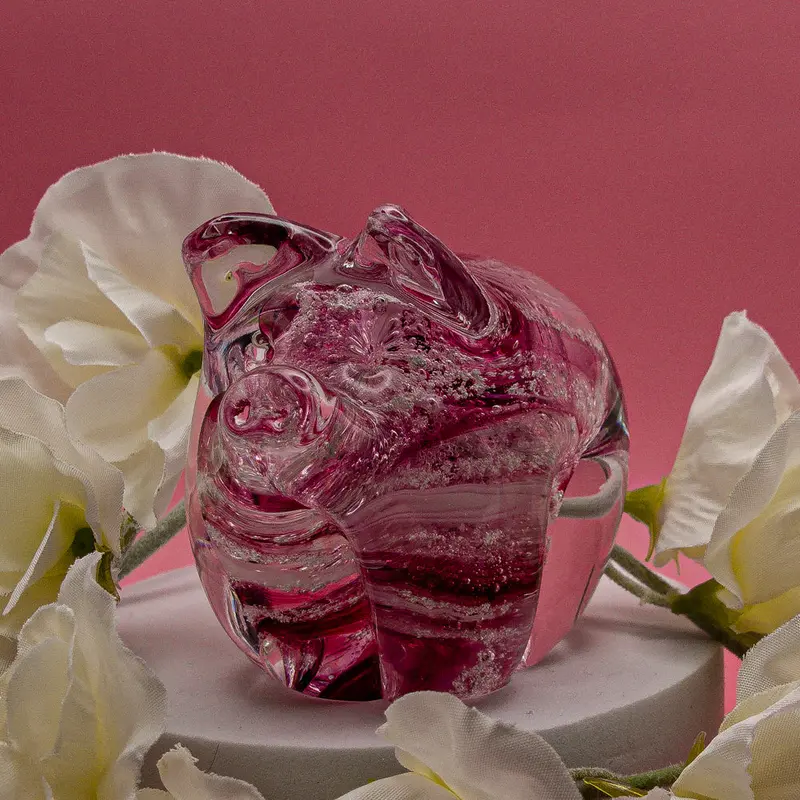 Ashes to Glass Pig Keepsake 5