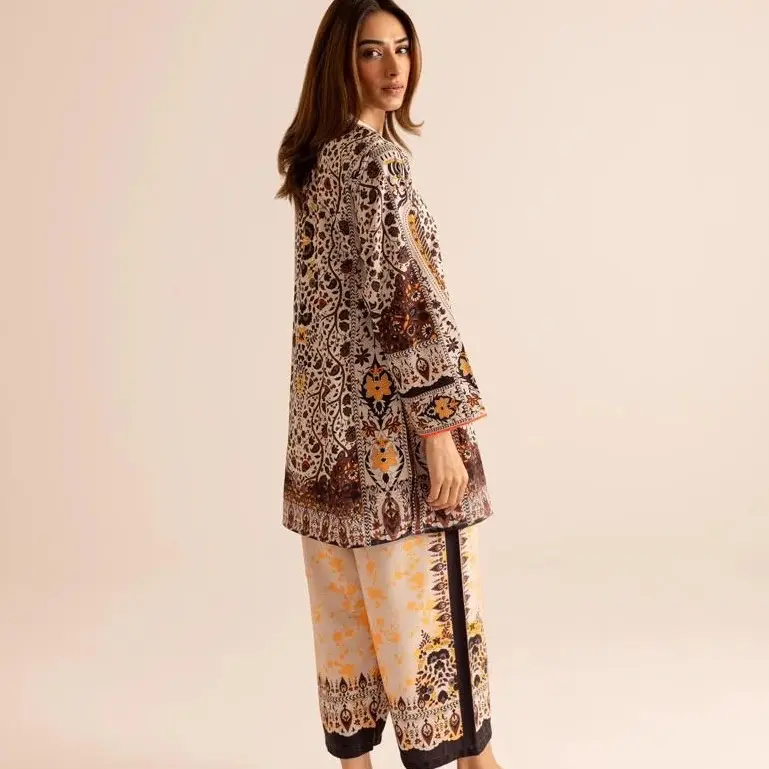 SilayiPret Silk Lawn 2PC Summer Co-Ord Set - NOVA 1