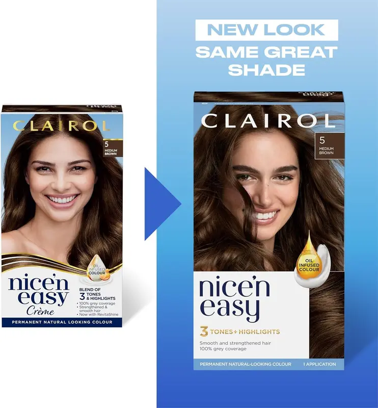 Clairol Nice'N Easy Crème, Natural Looking Oil Infused Permanent Hair Dye, 10 Extra Light Blonde Haircare Salon 8