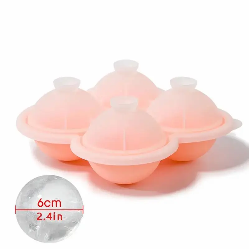 1pc Large Silicone Ice Cube Trays - Easy-Release, No Leakage, Perfect for Whiskey, Cocktails, Juice, and Parties 5