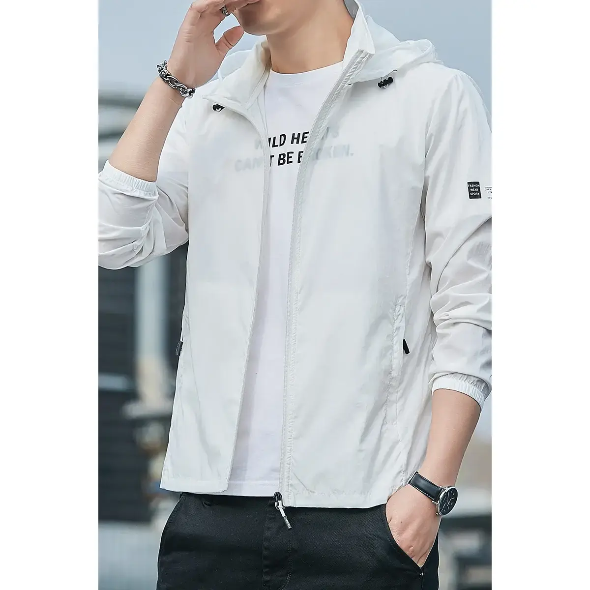 Sunscreen Coats Men's Jacket Breathable Sports Waterproof Jacket Summer UV Protection Outdoor Fishing Skin Coat