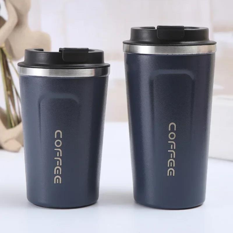 380/510ML Stainless Steel Thermal Mug Thermo for Coffee Water Bottle Leakproof Travel Drinkware Travel Thermal Mug 8
