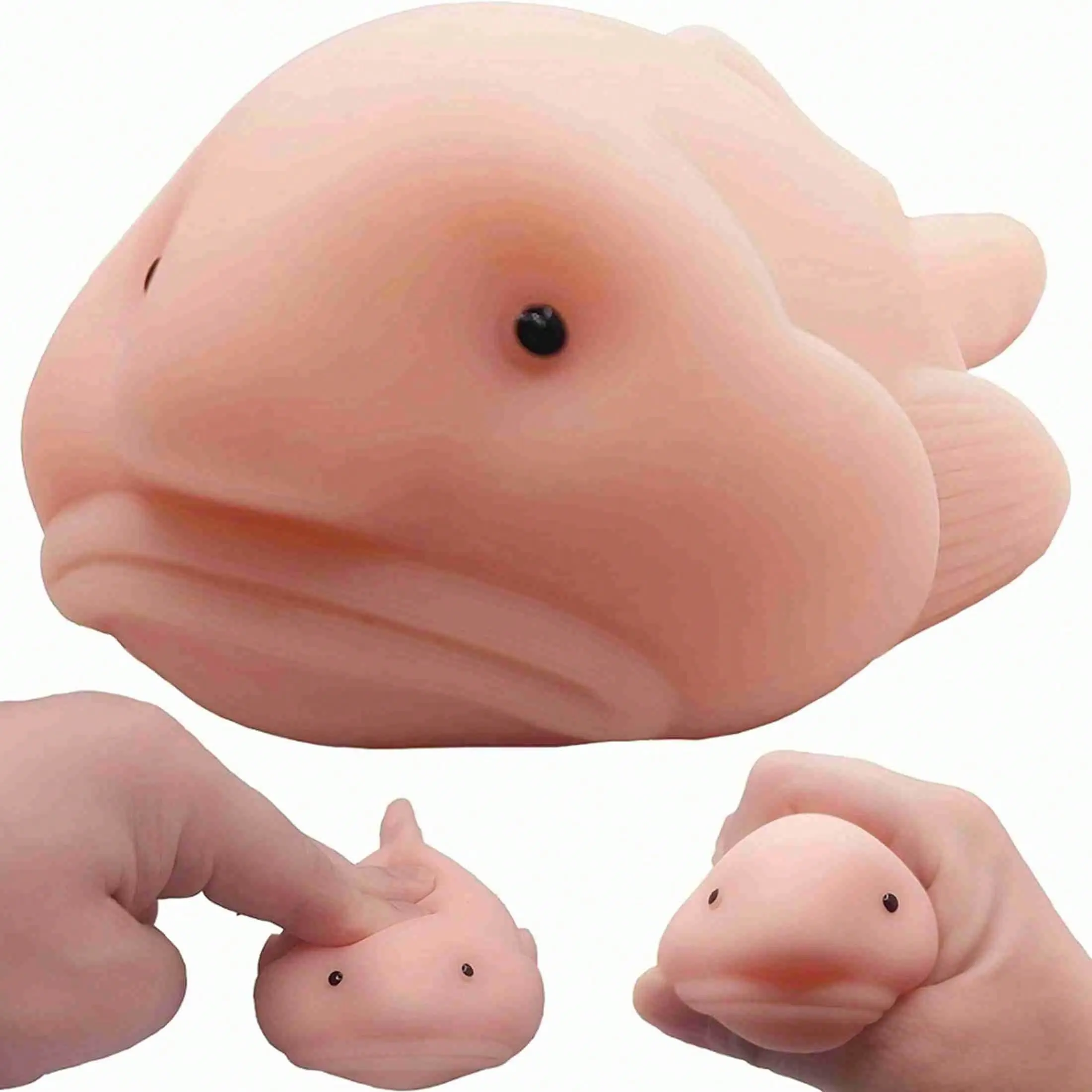 Soft Blooddrop Fish Relaxation Toys - Cute, Stretchable, Squeezeable, Relieve Anxiety, Suitable For , Birthdays, Christmas, And Office Gifts