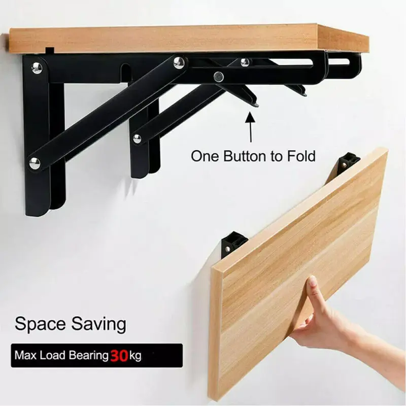 2/4pcs Folding Bracket For Table Shelf Camper Van Motor Home Caravan Accessories 5