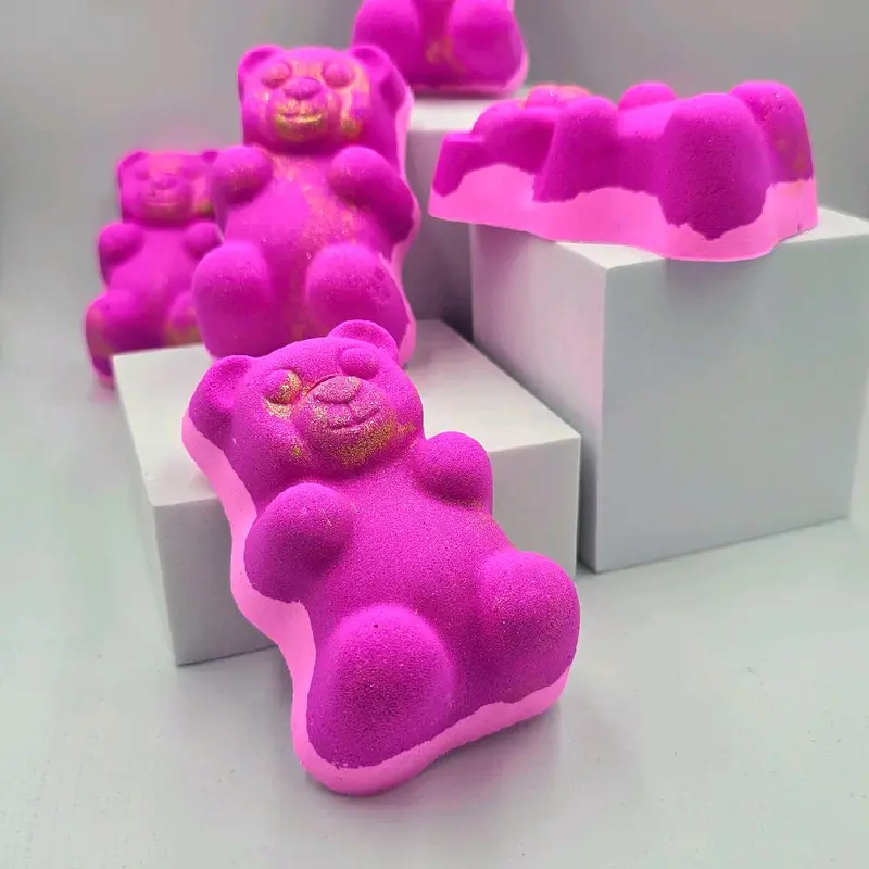 Gummy Bear Bath Bomb Lotus Flower Skincare Moisturizing 2