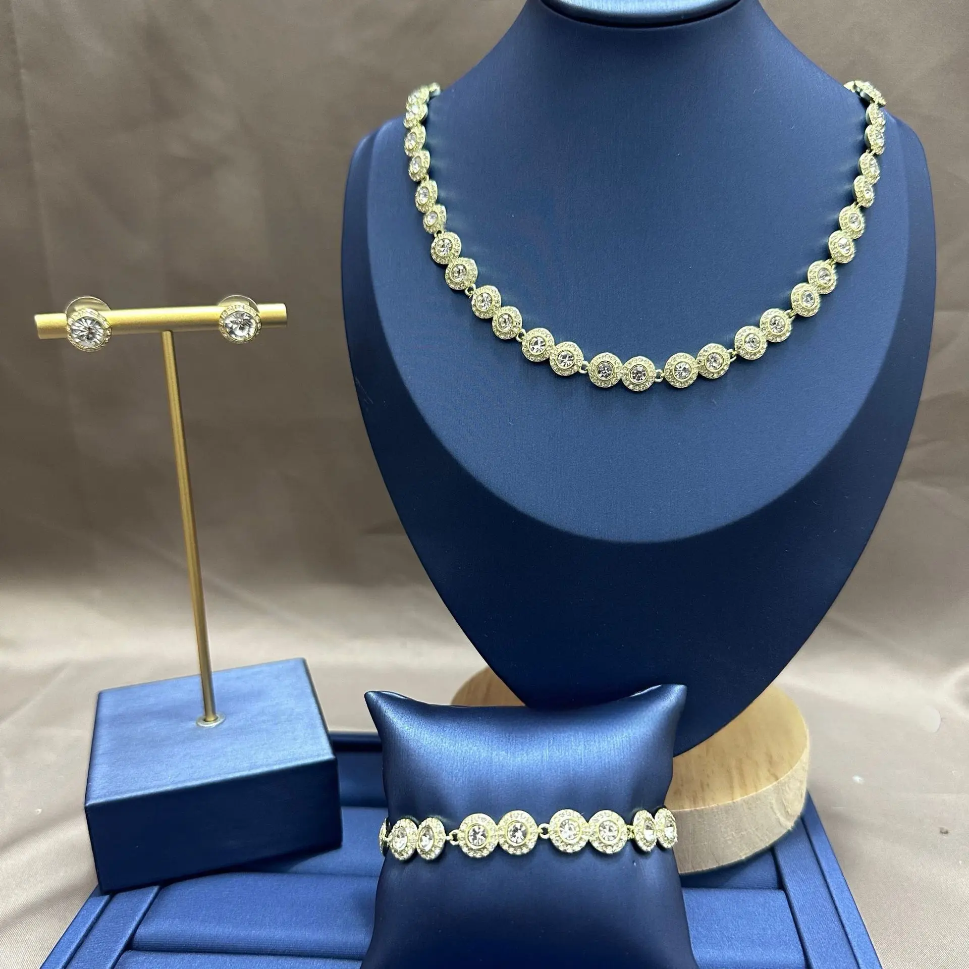 Angel Necklace, Tennis Necklace, Earrings, and Bracelet Collection - Perfect for Any Occasion