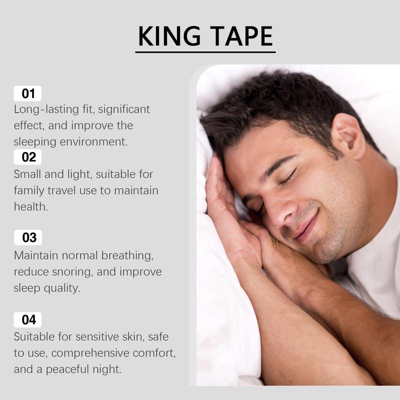 Ximonth Anti Snoring Tape Stop Snoring Sleep Tape Sleep Comfort Breathable Mouth Tape 4