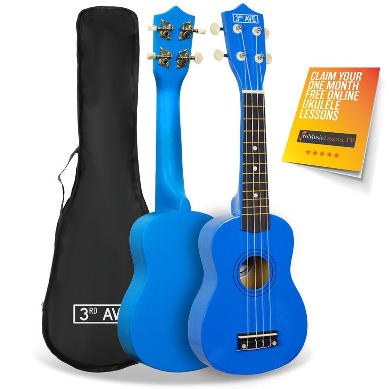 3rd Avenue Soprano Ukulele Beginner 21 Inch 4 Nylon Strings with Free Uke Bag – FREE 1 Month Online Lessons 2