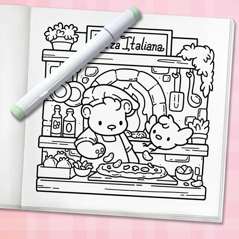 Cozy Europe: Cute Coloring Book for Adults and Teens with Charming Characters and Delightful European Scenes for Relaxation (Comfy and Cozy Coloring Books) Paperback – 25 Mar. 2025 2
