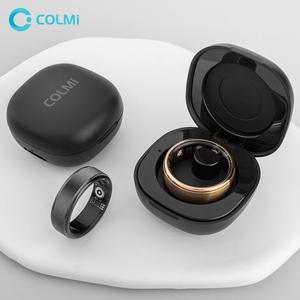Colmi R03 Smart Ring, Waterproof Smart Ring with Charging Compartment, Fashionable Stainless Steel Ring for Men & Women, Durability, Wearable Fitness Tracker, Electronic Gadgets, Wearable Pedometer, Wearable Devices, Electronic Gift Set