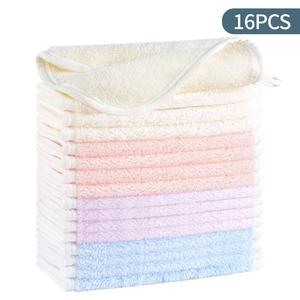 Microfiber Facial Cleansing Wipes, 16pcs/set Washable & Reusable Makeup Remover Towels, Facial Cleansing Towels for Home & Travel