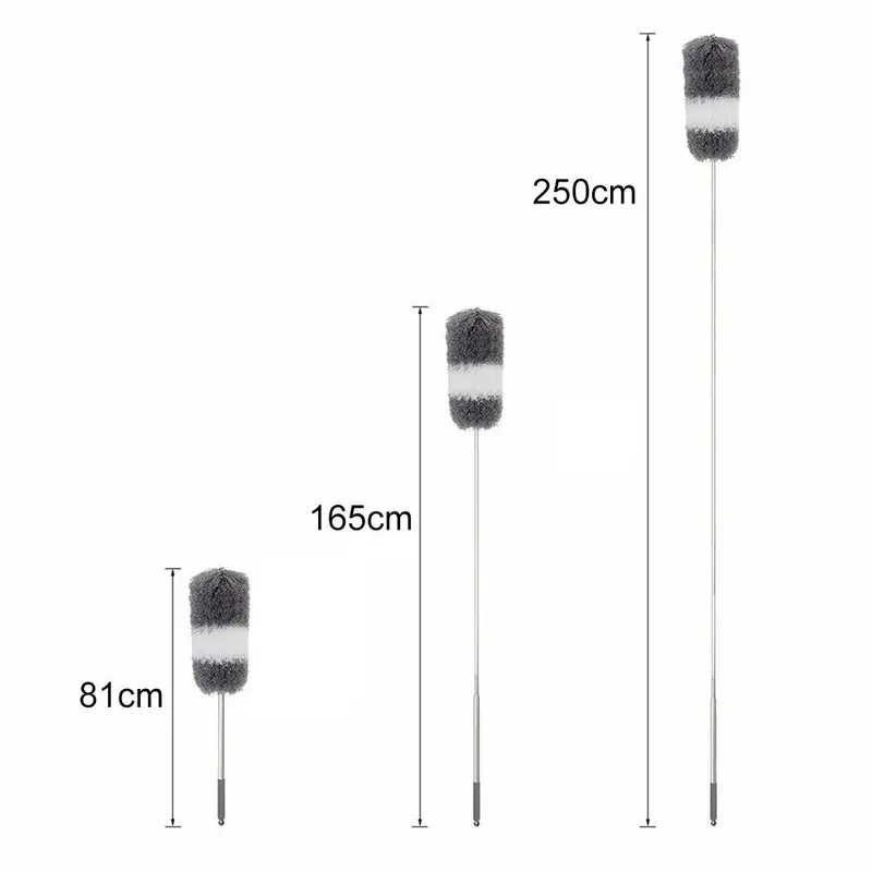 Extendable handle Feather Duster 250cm Long Telescopic Magic Static Duster Brush 1