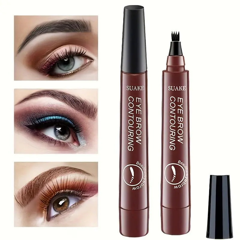 Waterproof 3D Liquid Eyebrow Pencil - Precision Contouring, Long-Lasting & Smudge-Proof, Sweat-Resistant for All Skin Types Makeup Cosmetic 0