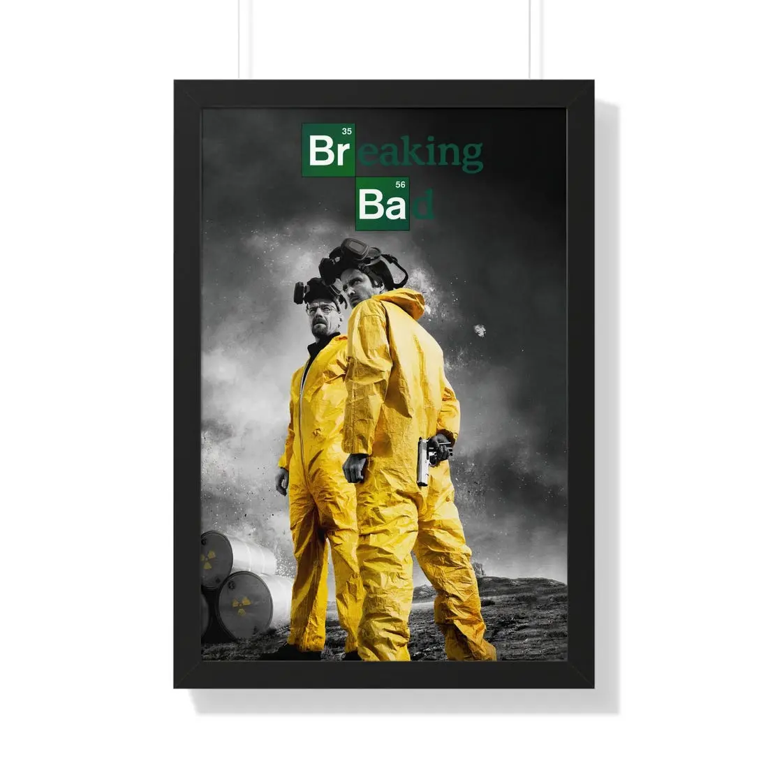 Vintage Rapper Breaking Bad Walter And Jesse Poster, Decor Home Decor, Wall Art Print